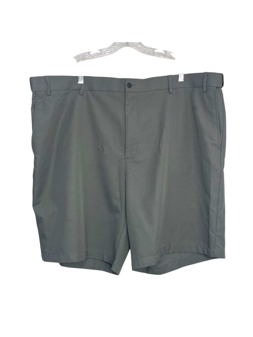 PGA Tour Golf Shorts Mens Size 50 Gray Stretch Flat Front Summer